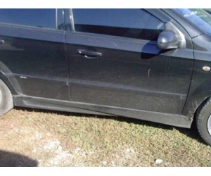  Аэродинамические накладки на пороги "№1" для Daewoo Lanos (AD-Tuning, DL006-1)