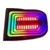  Задняя светодиодная оптика (задние фонари, с анимацией, RGB) для Toyota FJ Cruiser 2006+ (Junyan, CPTYFJTLEDRGB)