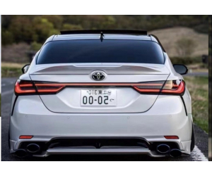  Задняя светодиодная оптика (задние фонари) и задняя вставка для Toyota Camry (XV70) 2018+ (JUNYAN, WY-T-39)