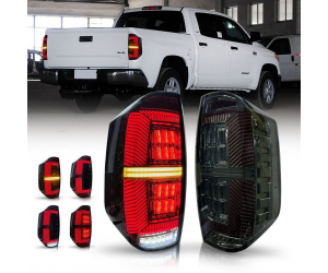  Задняя светодиодная оптика (комплект задних фонарей) для Toyota Tundra 2014+ (JUNYAN, WY-T-33S)