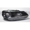  Передняя альтернативная оптика (Full Led, одна линза, Golf 7.5 style) для Volkswagen Golf VI 2008-2012 (Junyan, RSU-VWG61FLS)