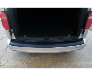  Накладка на задний бампер (ABS) для Volkswagen Caddy 2015-2020 (EuroCap, 8017T002)