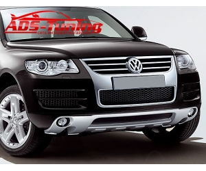  Накладка на передний бампер "OEM Style" для Volkswagen Touareg 2007- (AD-Tuning, VWTG.FPS.01)