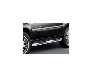  Пороги труба SsangYong Rexton 04-06 d80 с приступом под ногу (Cobra, SSA1039)